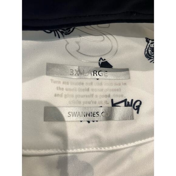 NWOT Swannies Polo Mens 3XL  Tiger, Bear Legends Print Golf Performance XXXL - Picture 4 of 5